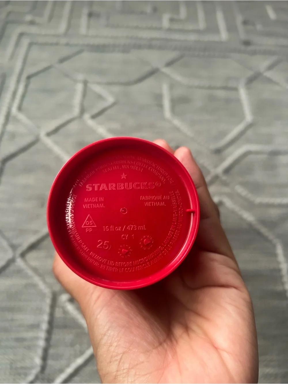 NWT Starbucks Limited Edition Red Cup Winter Holiday/Seasonal Travel Mug,Tumbler